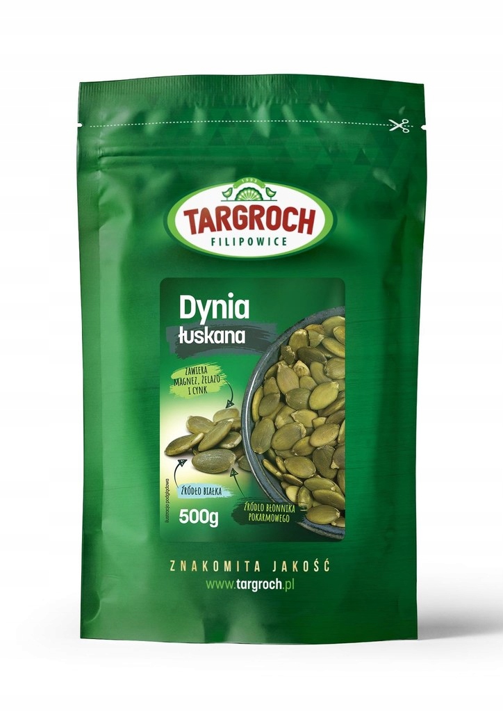 Pestki Dyni łuskane 500g Targroch