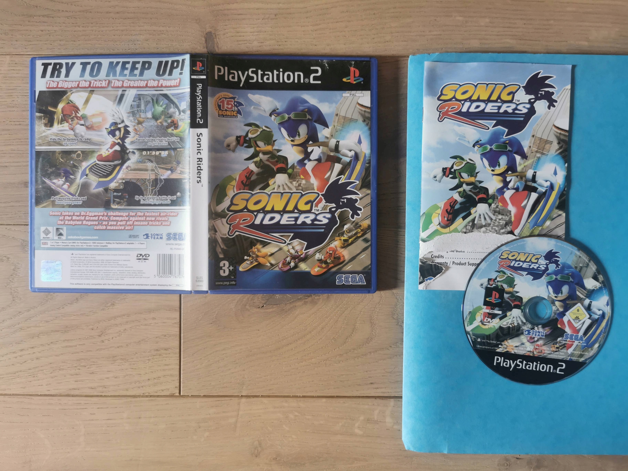 Sonic Riders Platforma PlayStation 2 (PS2)