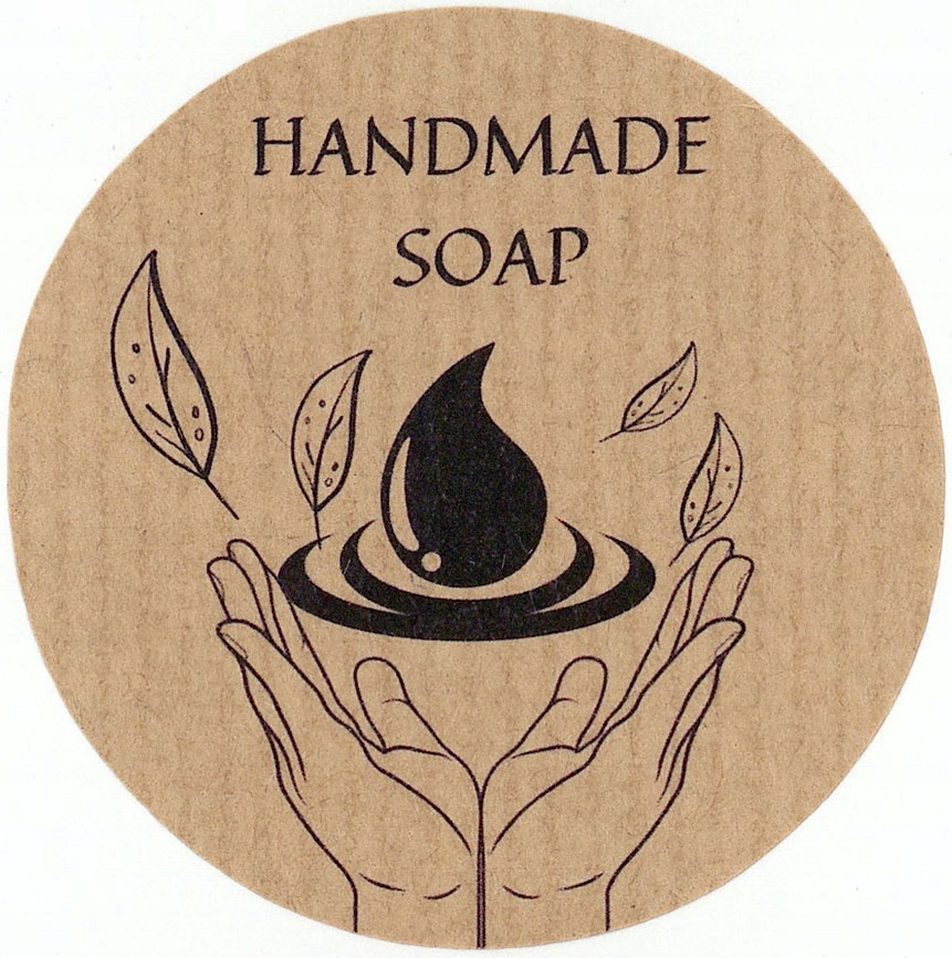 

Naklejki kraft HK40 Handmade Soap 5CM 20SZT