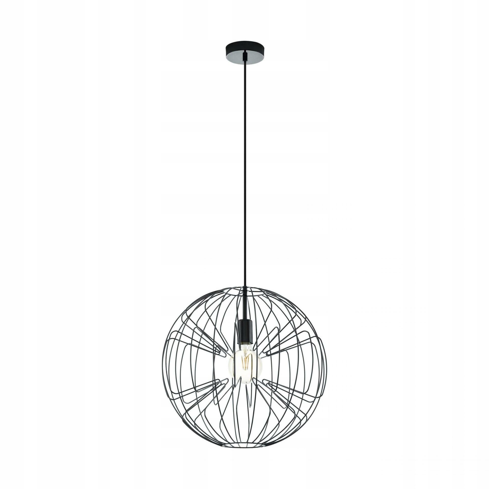 Závěsné svítidlo Eglo Okinzuri E27 černý nikl 450mm