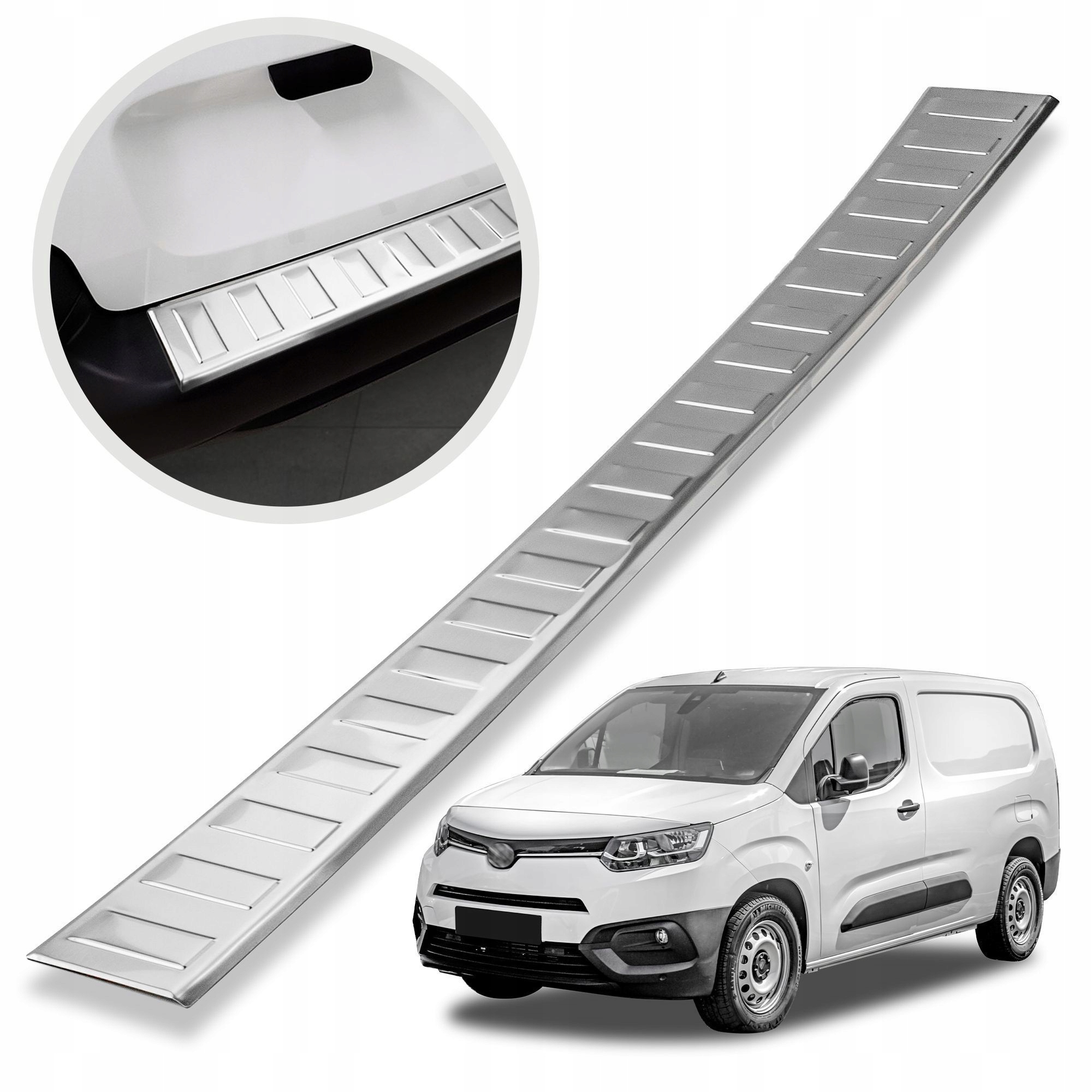 Ochranná lišta na zadný nárazník pre Toyota Proace City 2020-