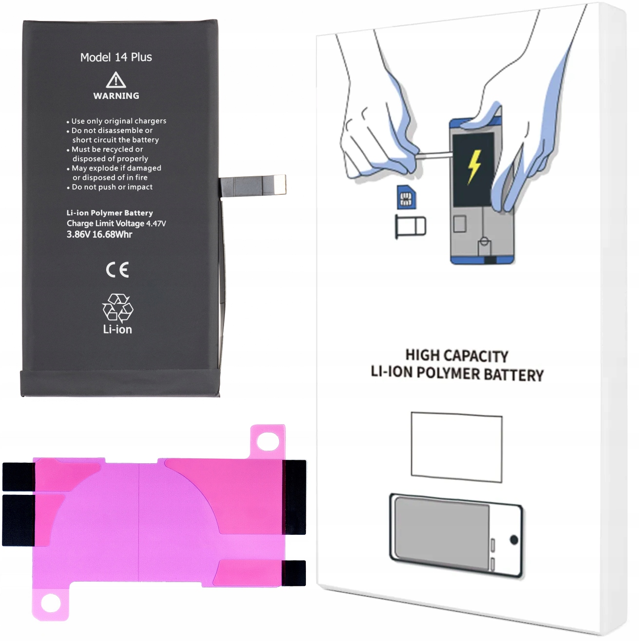 Bateria Do Apple iPhone 14 Plus PHONE LOVE 3279 mAh