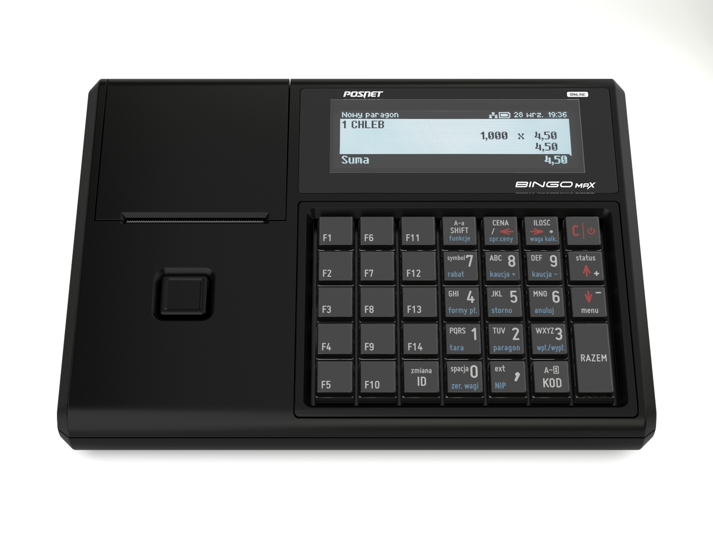 KASA FISKALNA POSNET Bingo Max WiFi Kod producenta Bingo Max online WiFi