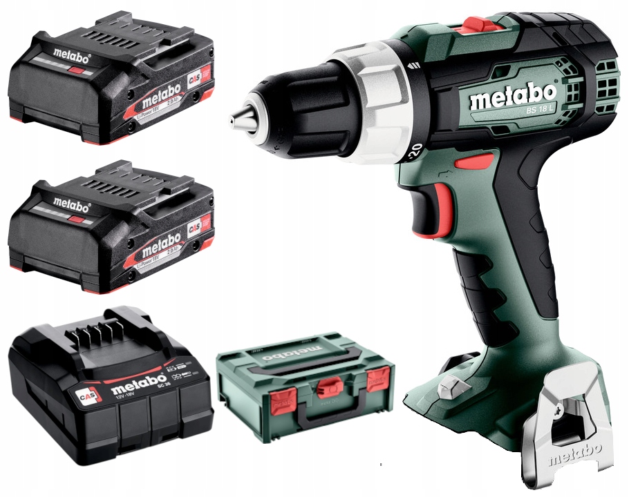 Metabo Aku Šroubovák Bs 18 L 60/26 Nm 2x2,0 Ah Metabox