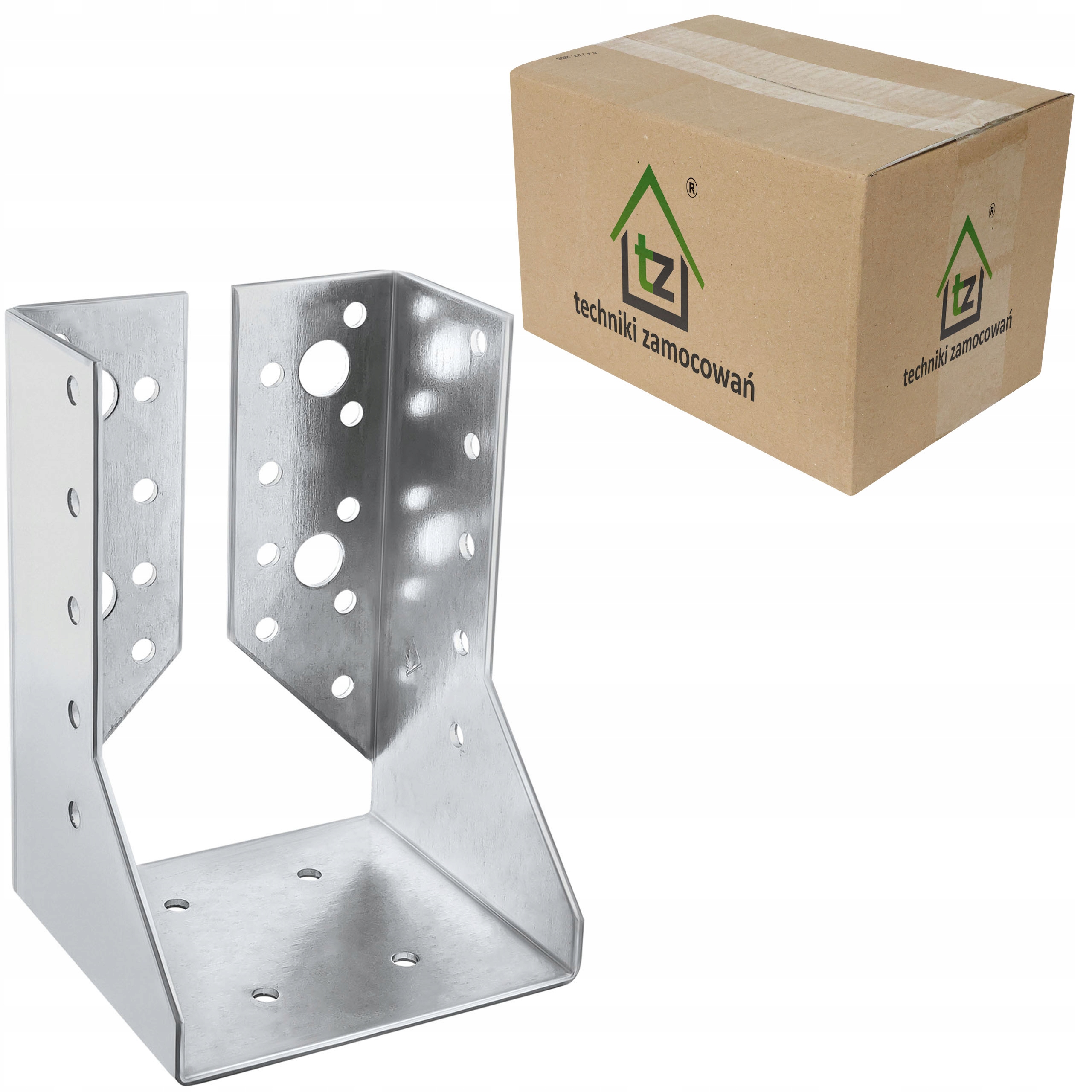 Skryté věšáky na nosníky 80 x 120 mm 24 ks Ce Pevné, tloušťka 2 mm WZ82