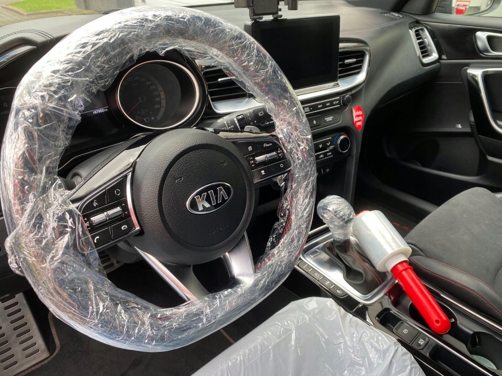 RĄCZKA UCHWYT DYSPENSER DO FOLII STRETCH MINI-RAP Waga produktu z opakowaniem jednostkowym 0.5 kg