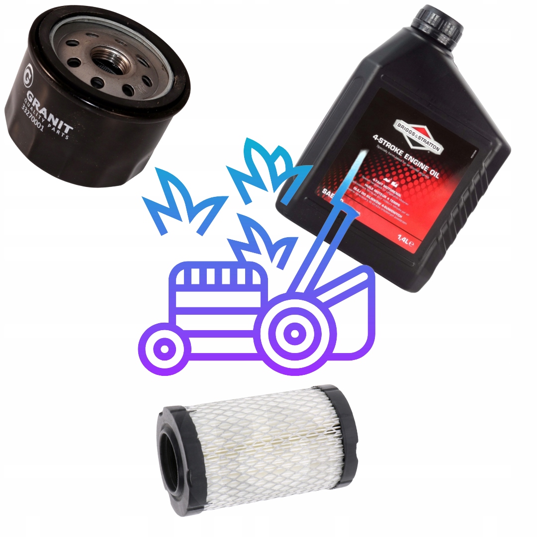 Filtr powietrza Briggs Stratton 796031 filtr oleju 492932S olej zestaw