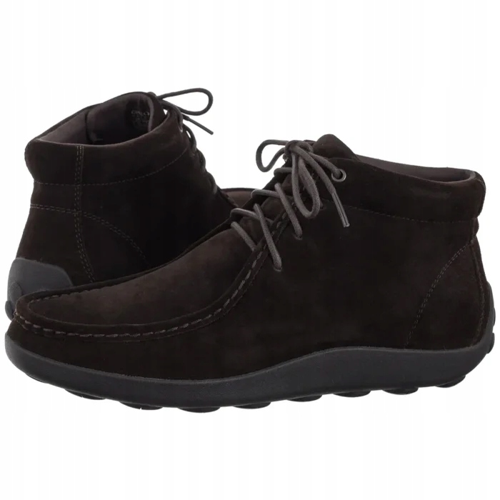 Pánské Kotníkové Boty Geox U Spherica EC14 A Dk Brown U56HLA Hnědé