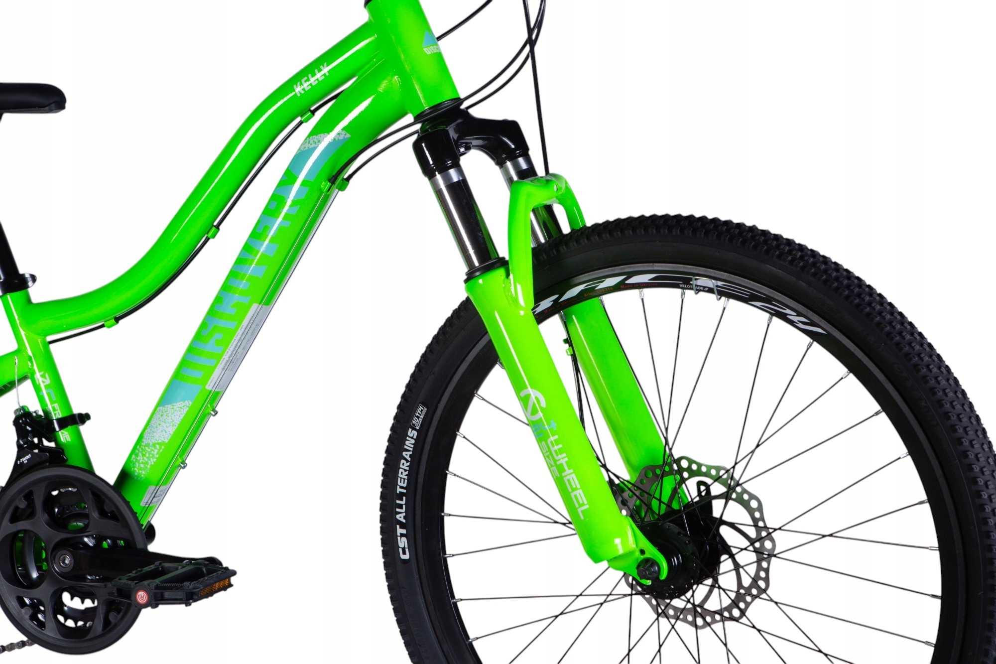 ROWER GÓRSKI MTB 24 CALI NA KOMUNIĘ AMORTYZACJA HAMULCE TARCZOWE 130-145cm Kod producenta HUR-DIS-24-367