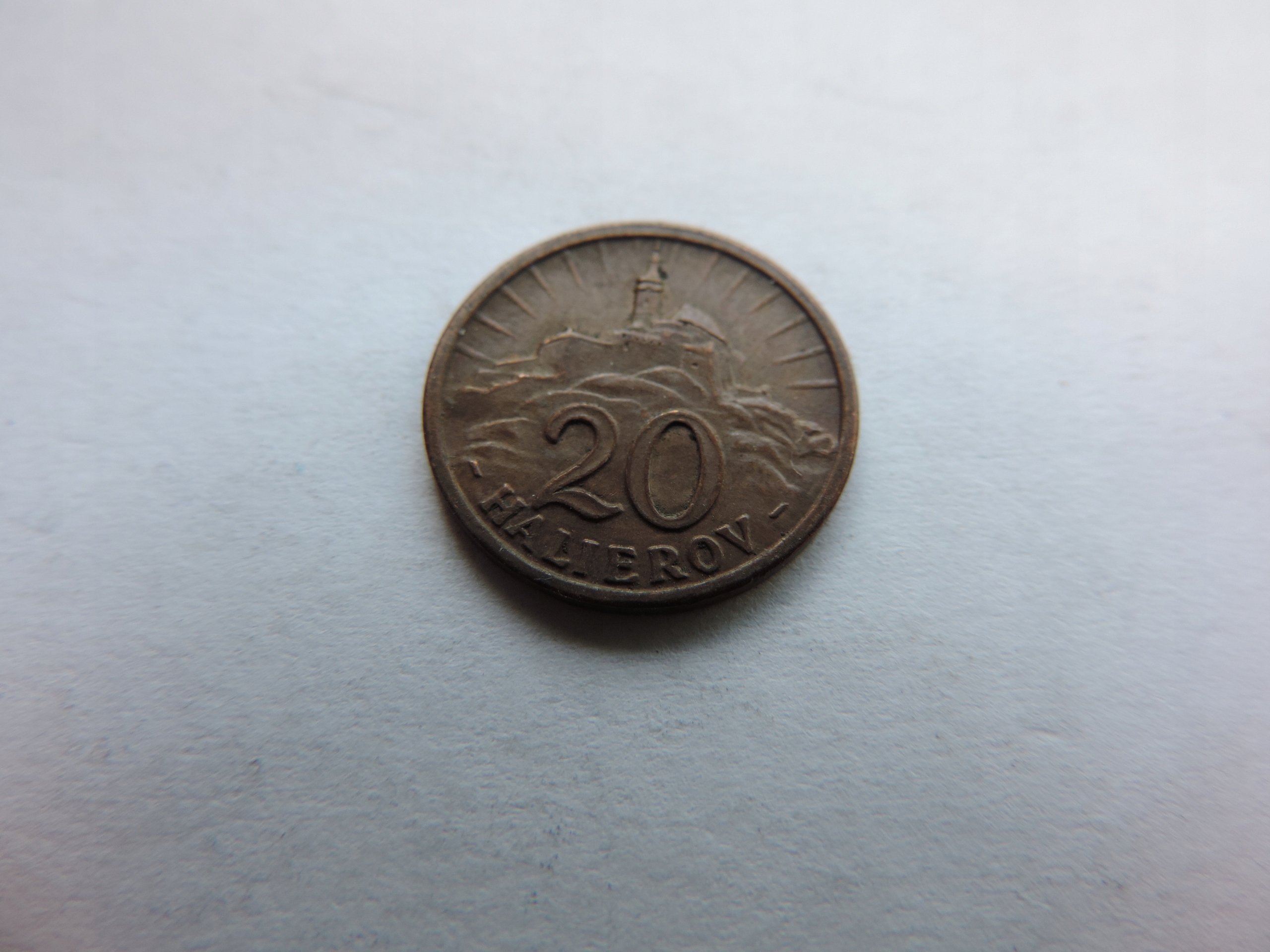 SŁOWACJA 20 HALERZY 1940 ,,SKRĘTKA,,