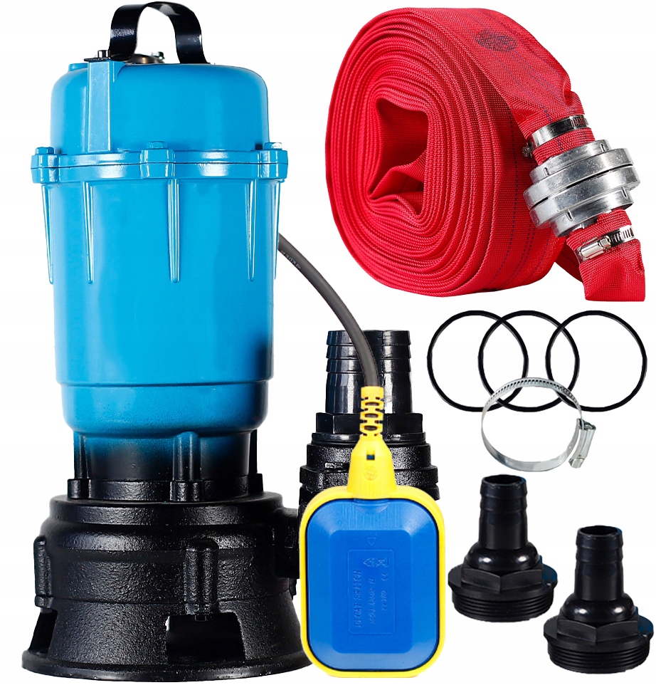 Čerpadlo Na Špinavú Vodu S Čistou Žumpou S Drvičom Hadica 2'' 20 M Plovák