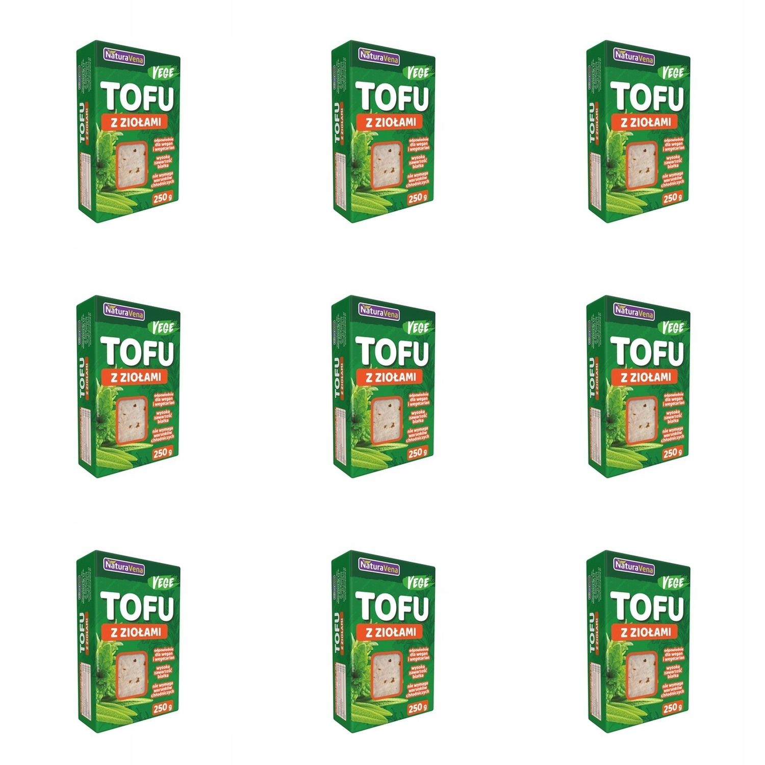 9 x 250 g Tofu Zio lovecké naturavena Karton