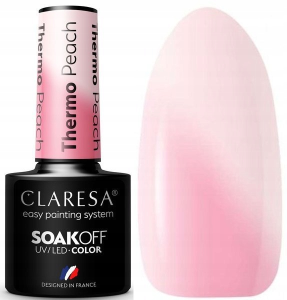 

Claresa Lakier Hybrydowy Thermo Peach 5ml