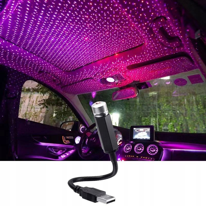 

Mini Projektor Gwiazd Led Usb Samochód Sypialnia