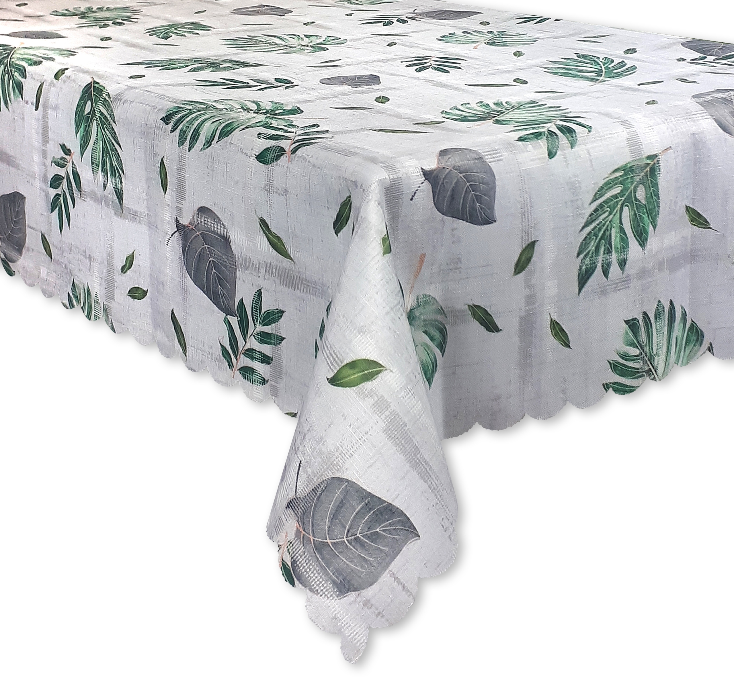 

Obrus Plamoodporny Monstera 120x240 liście kwiaty