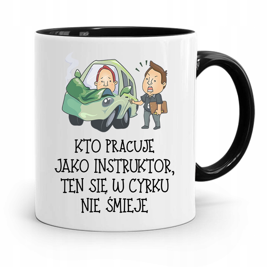 

Dla Instruktora Prawa Jazdy Kubek Czarny