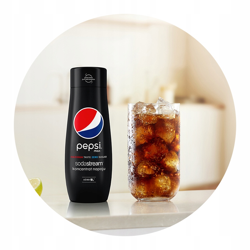 Syrop koncentrat do wody SodaStream Pepsi MAX Kolor dominujący nie dotyczy