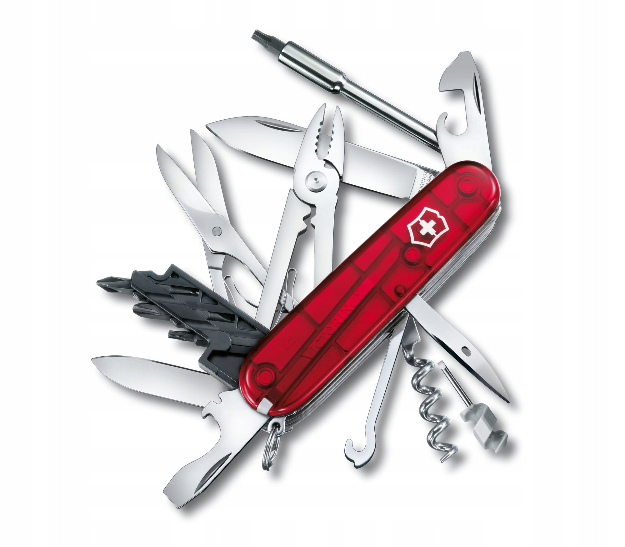 Victorinox 1.7725.T, kapesní nůž Cyber Tool M, 91mm, 34 funkcí, vyměnitelné bity