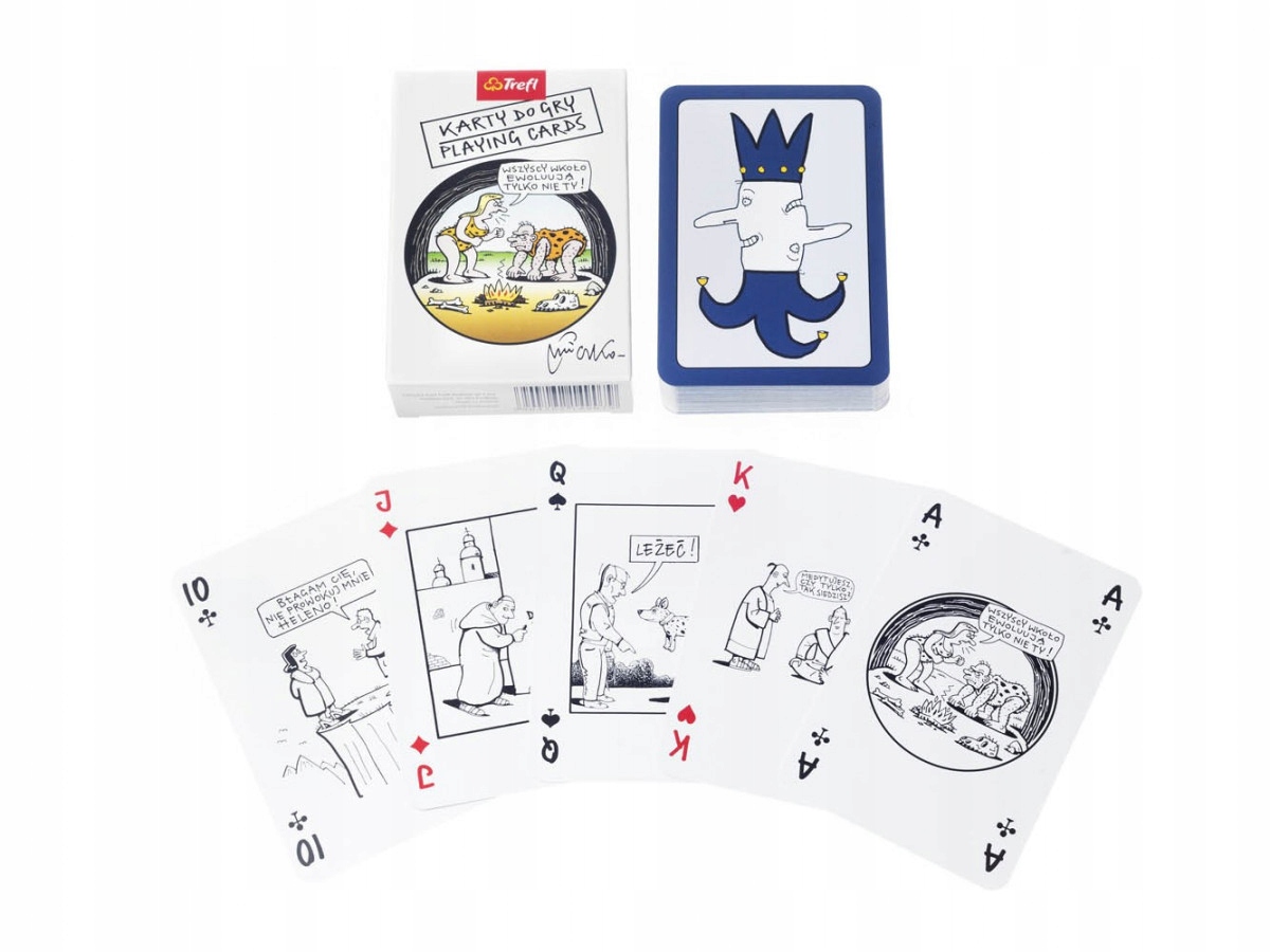 Karty MLECZKO do Gry Talia 55 KART WYSOKA JAKOŚĆ Wydawca inny