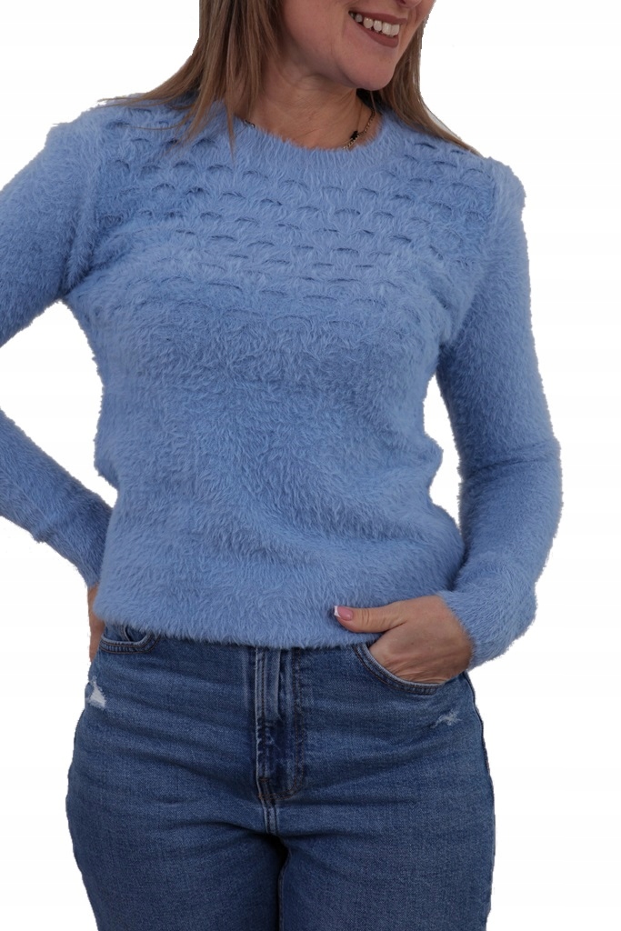 

Delikatny Sweterek Sweter Fluffy Miękki