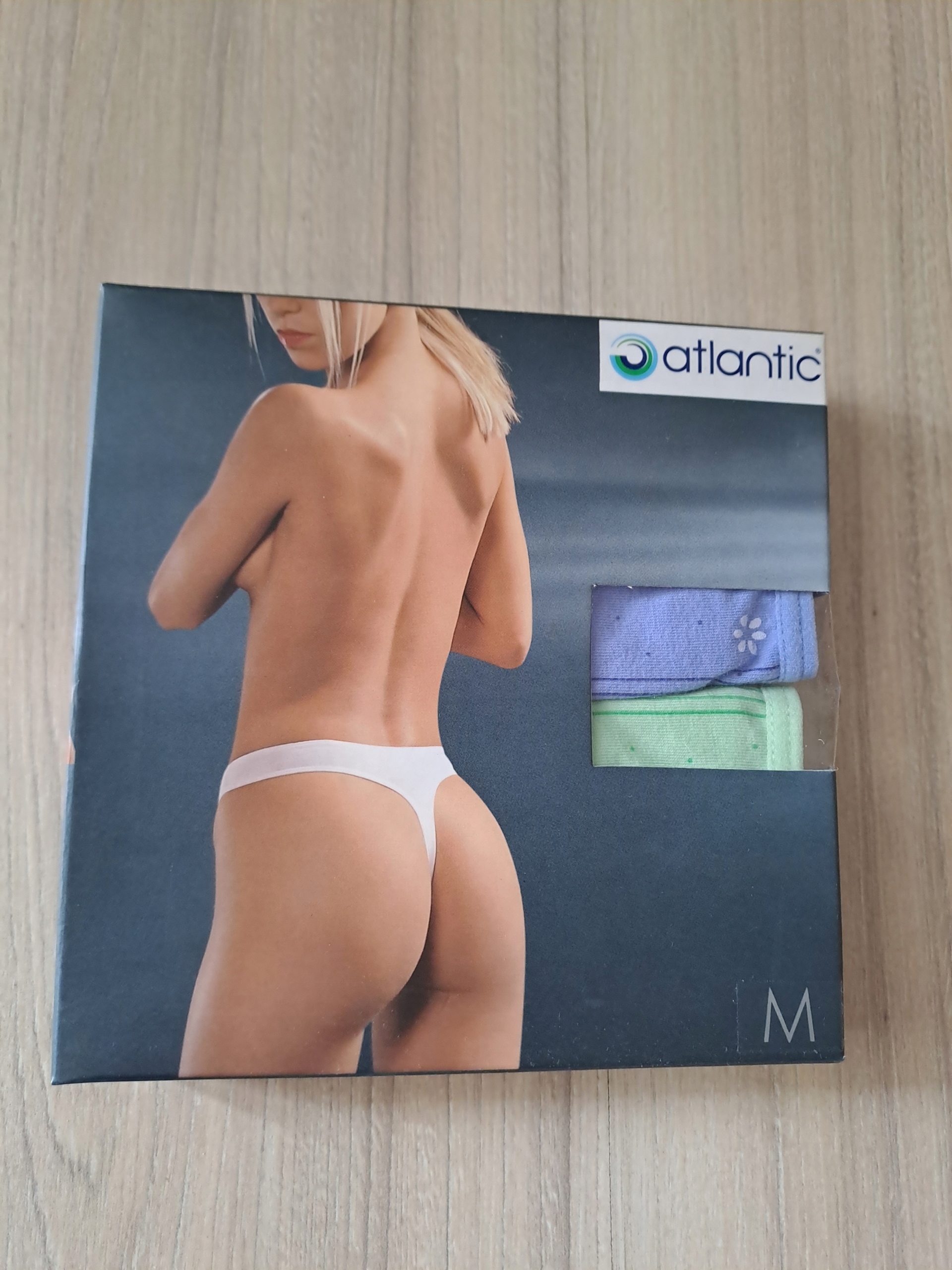 Stringi damskie Atlantic LP-325 *M* 2PACK Marka Atlantic