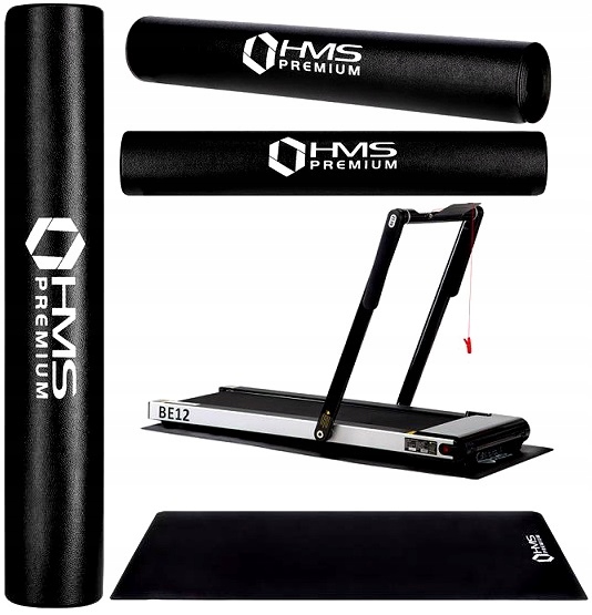 Mata Pod Sprzęt Ochronna Rower Treningowy Bieżnię Do Ćwiczeń 160x80 cm Hms