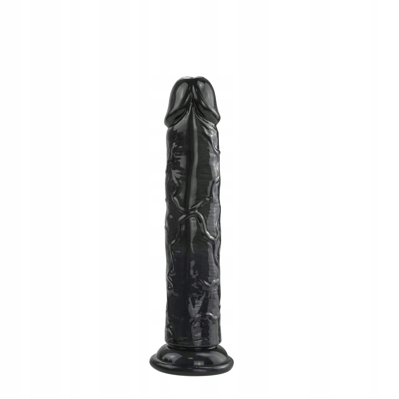 REALISTISCHER DILDO Czarny Dildo 19.5cm z Mocną Przyssawką — miniatura 8