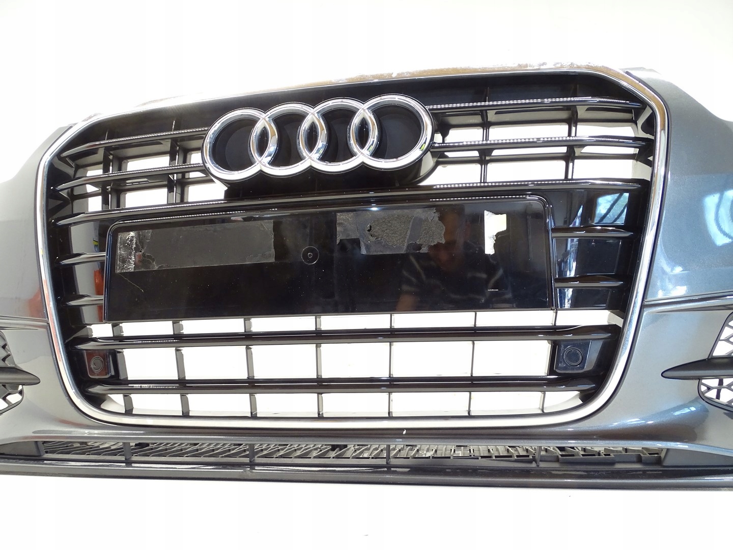 bumper front front AUDI A6 C7 S-LINE PDC washer LZ7S