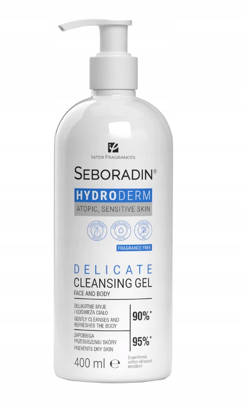 SEBORADIN HYDRODERM Żel do mycia ciała 400ml