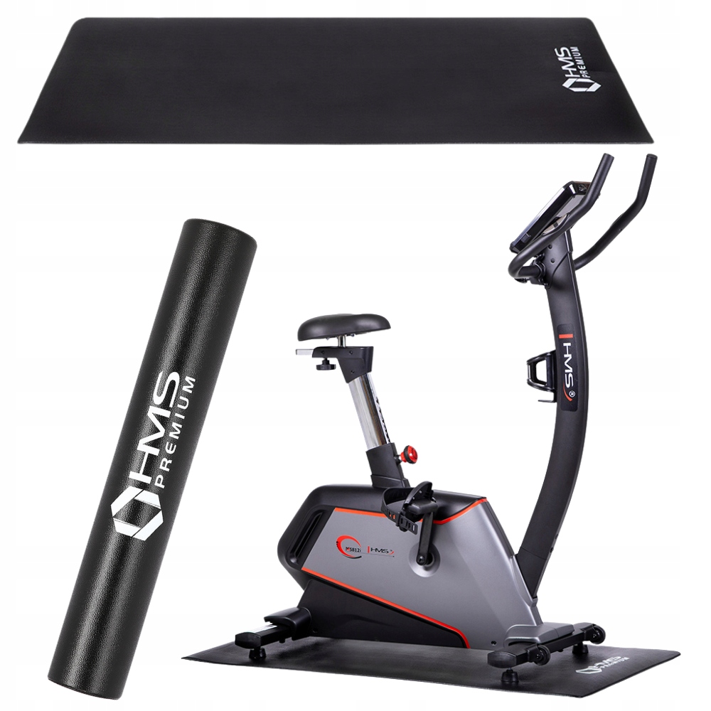 Mata Antypoślizgowa Pod Sprzęt Rower Bieżnię Do Ćwiczeń 130x70 cm Hms