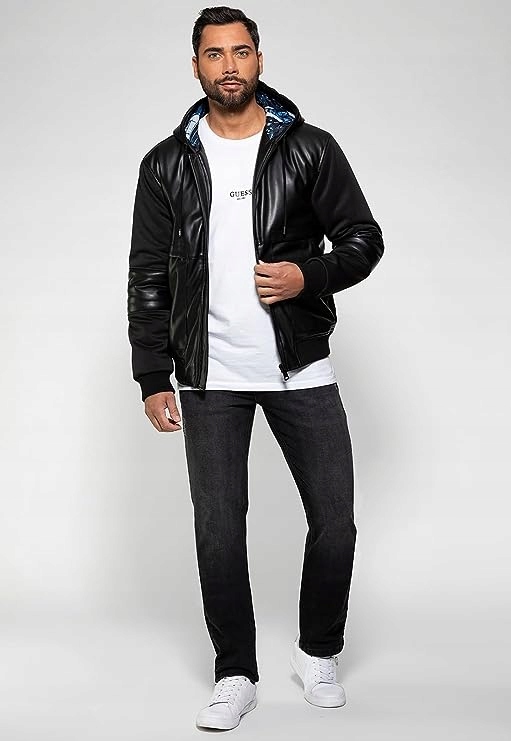 Guess USA ジャケット GUESS Bomberka Męska Logo XL (7617076851141) • Cena, Opinie