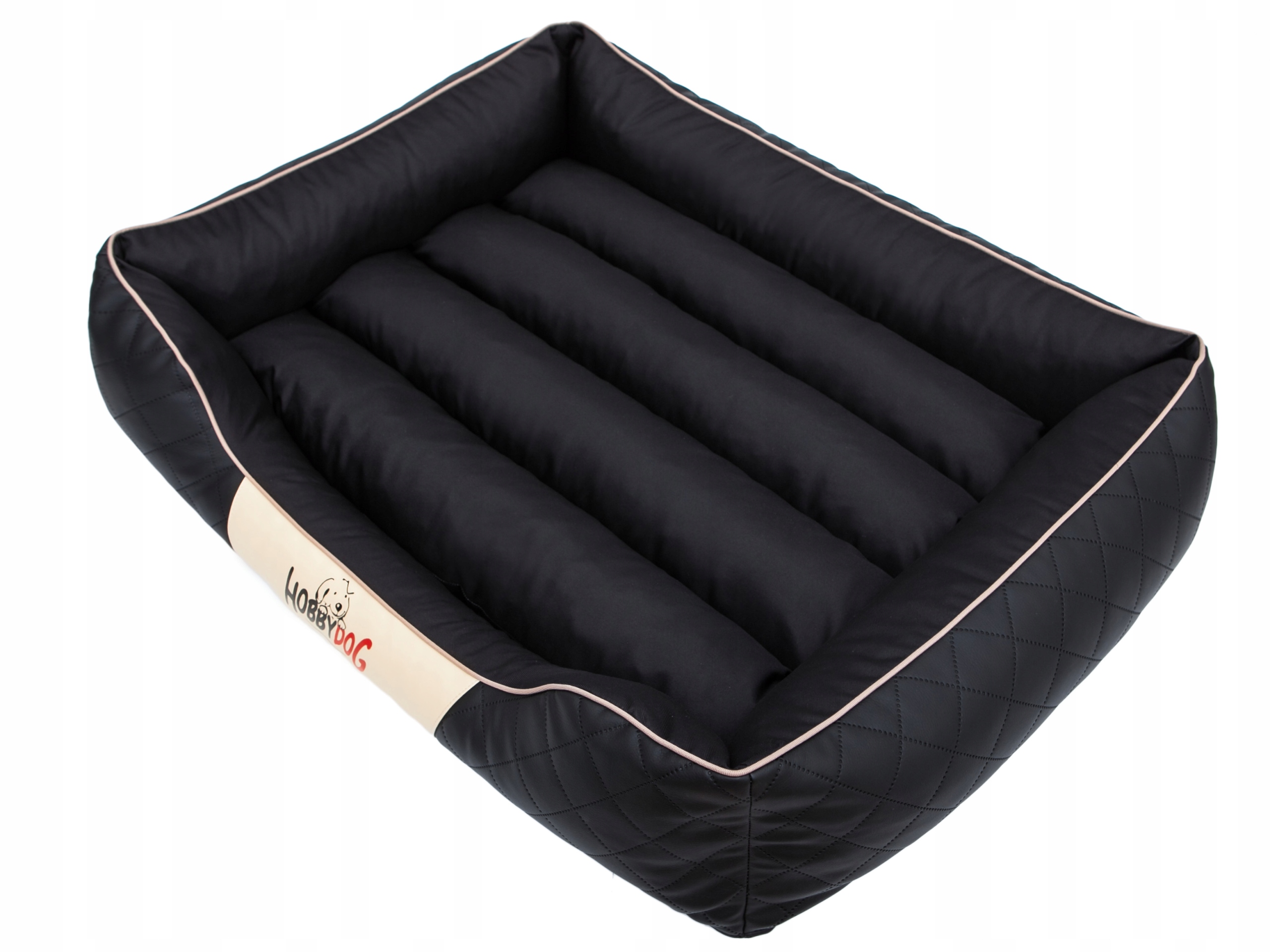 Pelíšek pro psa Pohovka postel s polštářem, obdélníková matrace 95 x 75 cm