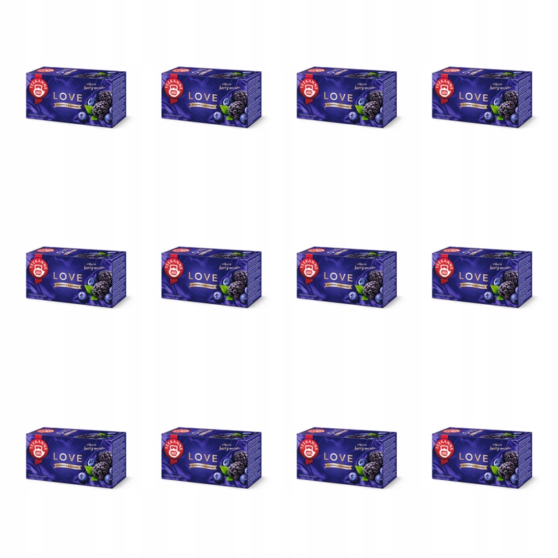 Ovocný čaj Teekanne Wof Love Blueberry Blackberry 20x2,25 g X12