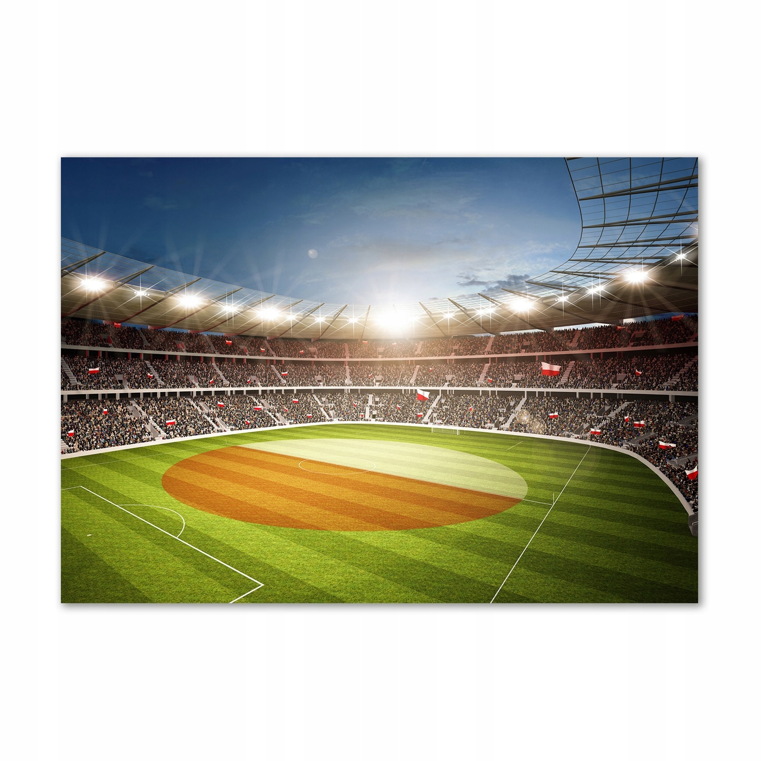 

Foto obraz szkło hartowane Stadion Polska 100x70