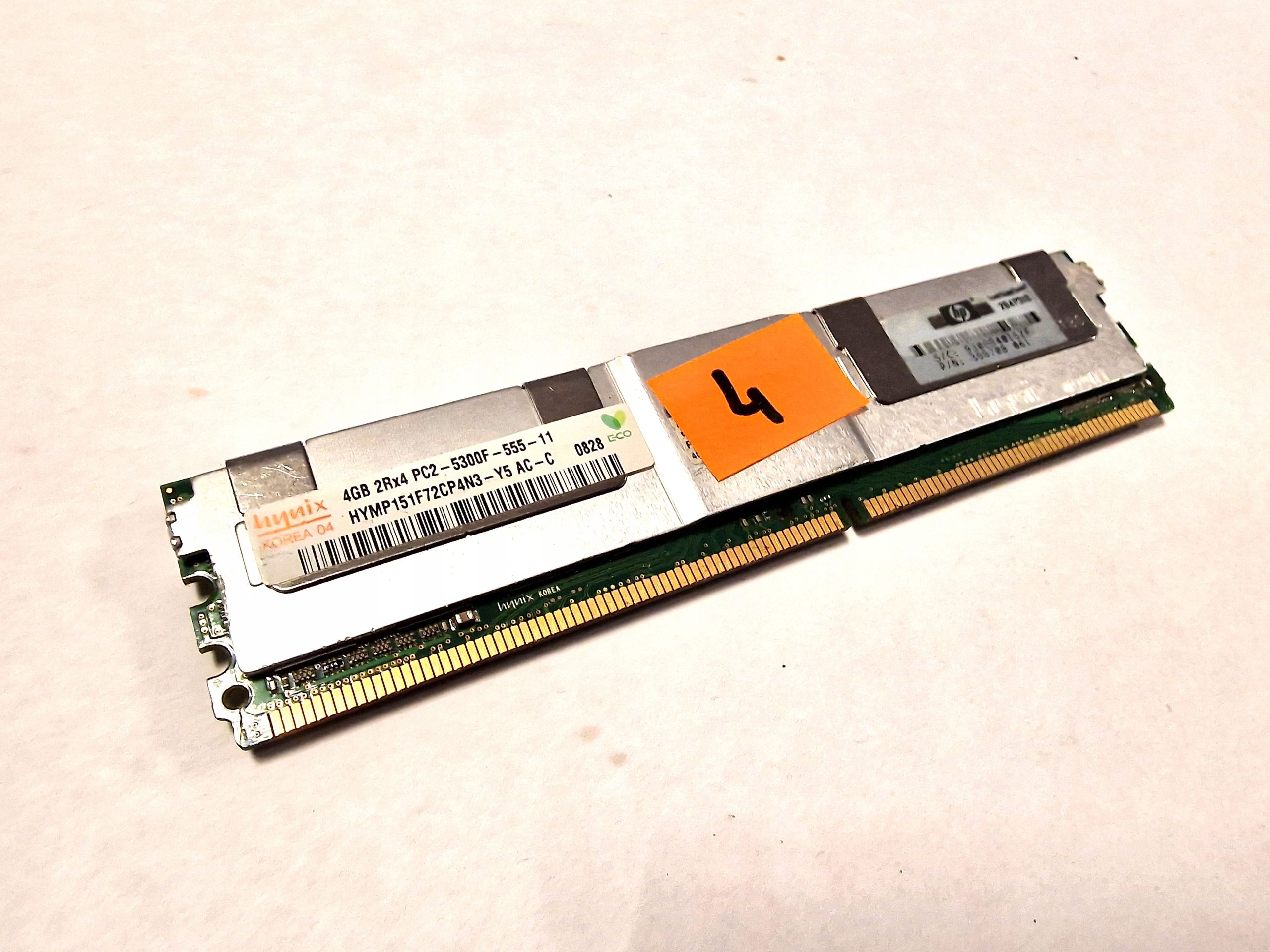 Pamięć RAM 4GB 2Rx4 PC2-5300F HYMP151F72CP4N3-Y5 Hynix