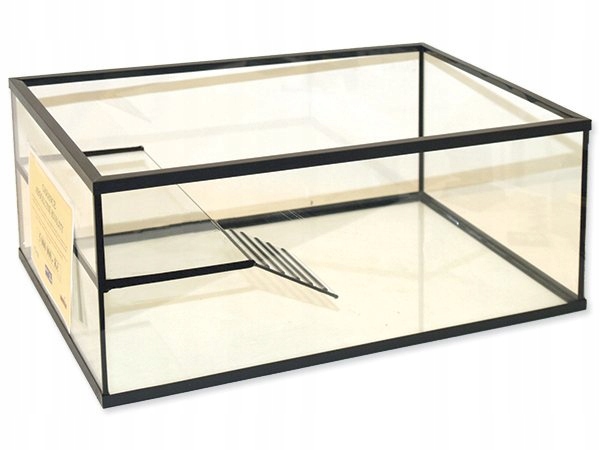 Levně Terárium akvárium s ostrovem pro želvy, kraby 65 x 40 x 25 cm #Loď