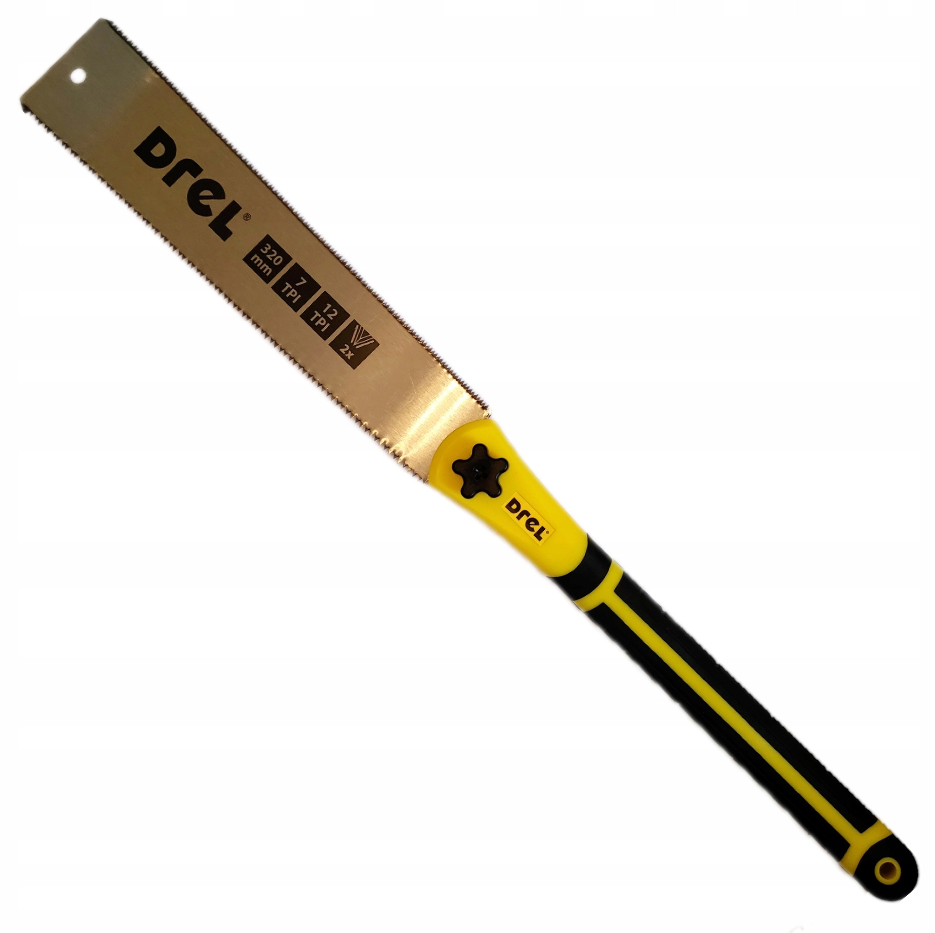 

Piła dwustronna japońska, 320mm 7 Tpi 12 Tpi Drel