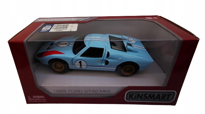 

Model metal Kinsmart 1:32 Ford GT40 Mkii Heritage