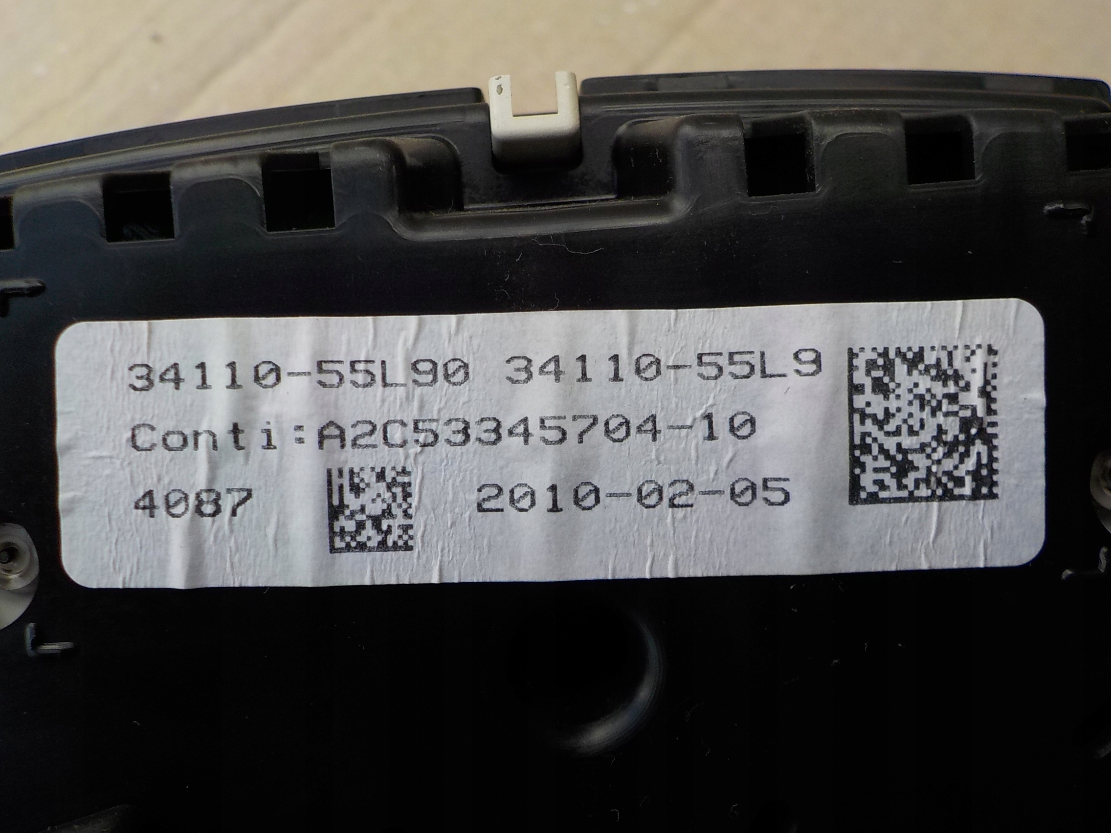 dials suzuki sx4 1,6 DDIS 2010r 34110-55L9