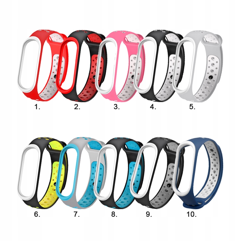 OPASKA PASEK do XIAOMI MI BAND 5/6 PERFOROWANA EAN (GTIN) 6090914793789