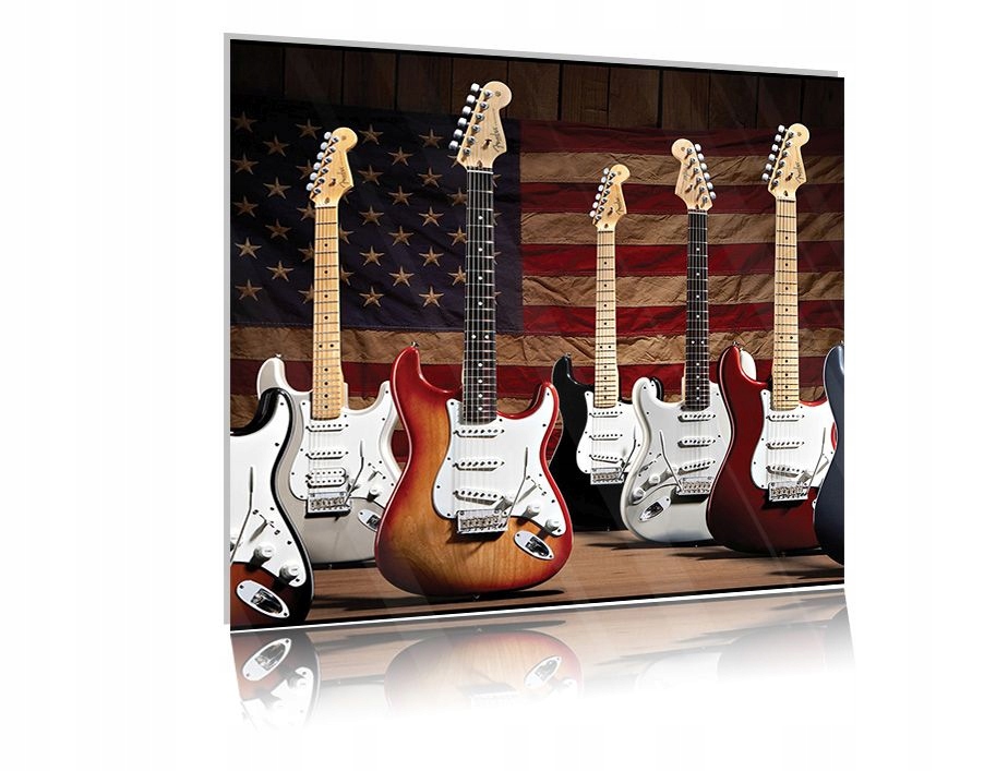 

Obraz szklany na szkle Fender 01 50x50
