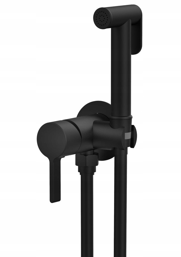 Podomietková bidetová batéria Sapho Iconic čierna