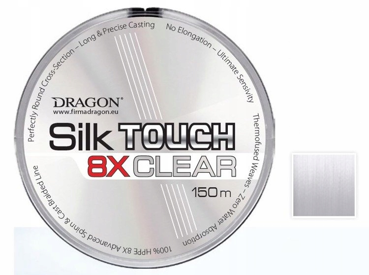Plecionka SilkTOUCH 150m 0.08mm 6.45kg Dragon