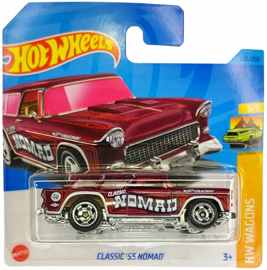 SAMOCHODZIK METALOWY HOT WHEELS CLASSIC '55 NOMAD HW WAGONS Kod producenta HKH73