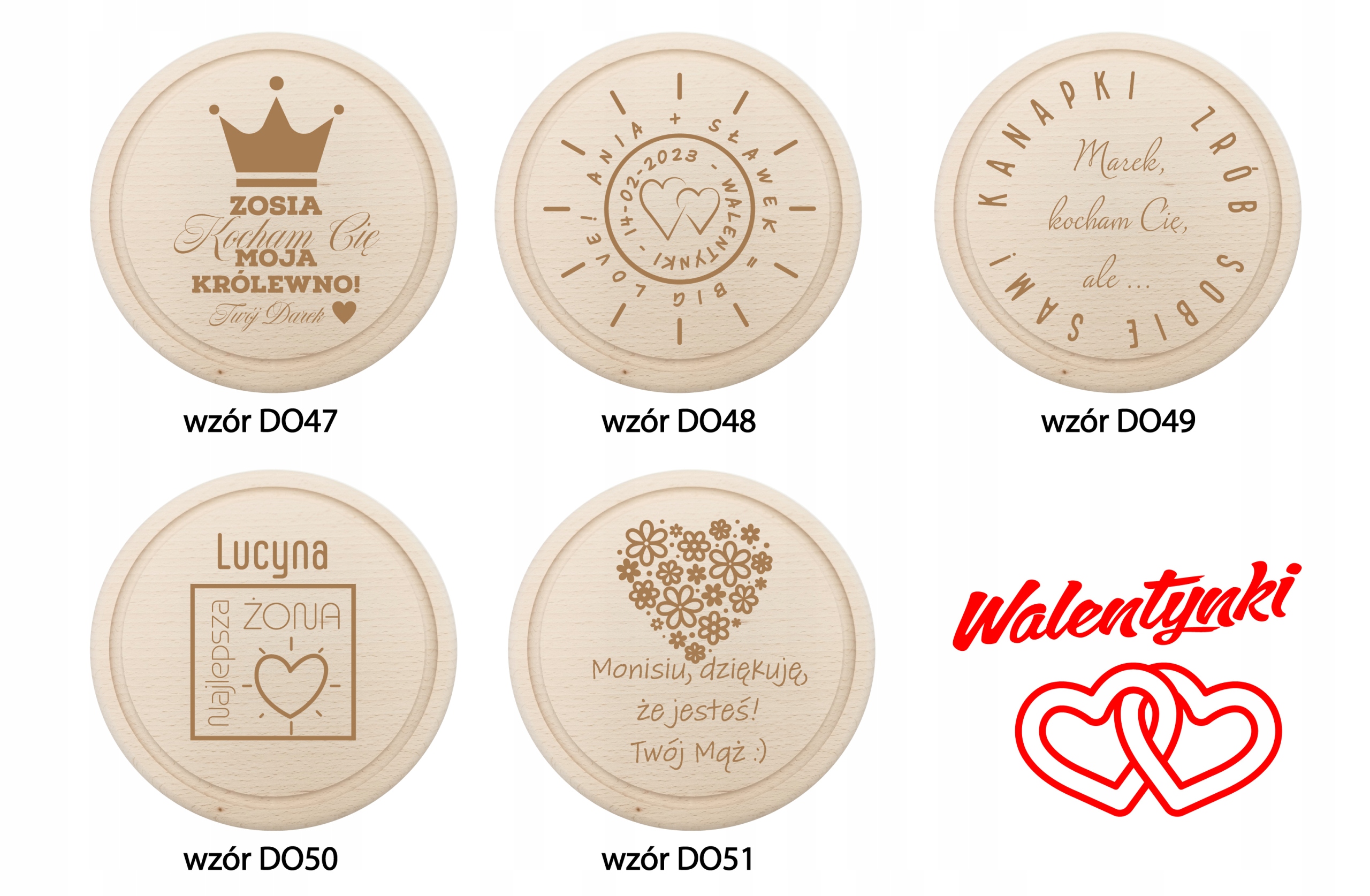 Deska Podkładka z grawerem PREZENT z Twoim napisem Marka inna