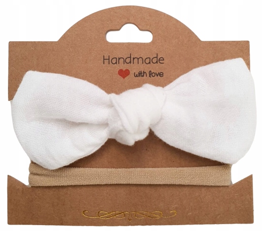OPASKA BEZUCISKOWA MUŚLIN KOKARDA ŚMIETANKOWY Rodzaj inny