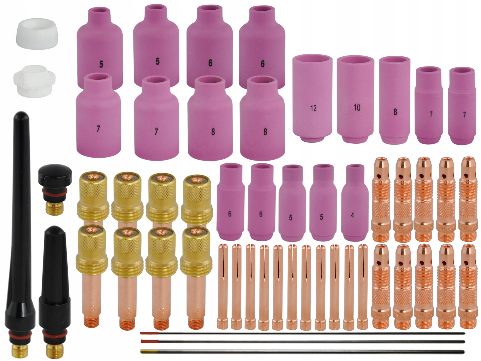 Комплект деталей Tig STD SR17/18/26 - 54 элементы
