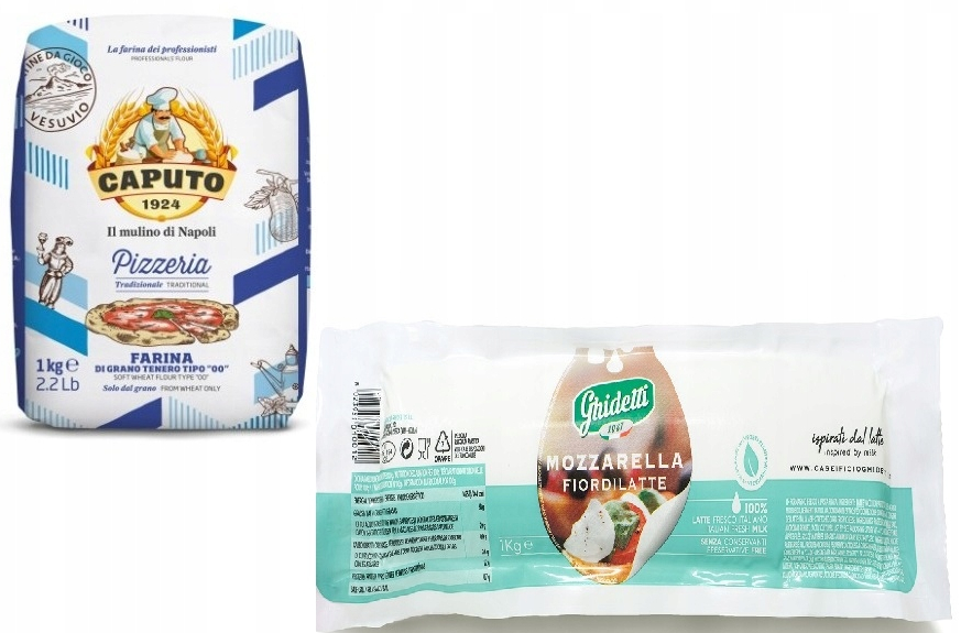 Caputo Pizzeria 5 kg Mozzarella Fior Di Latte 1kg