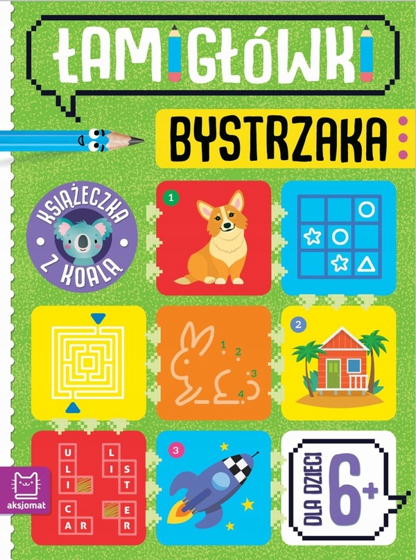 

Łamigłówki bystrzaka Książeczka z koalą dzieci 6+