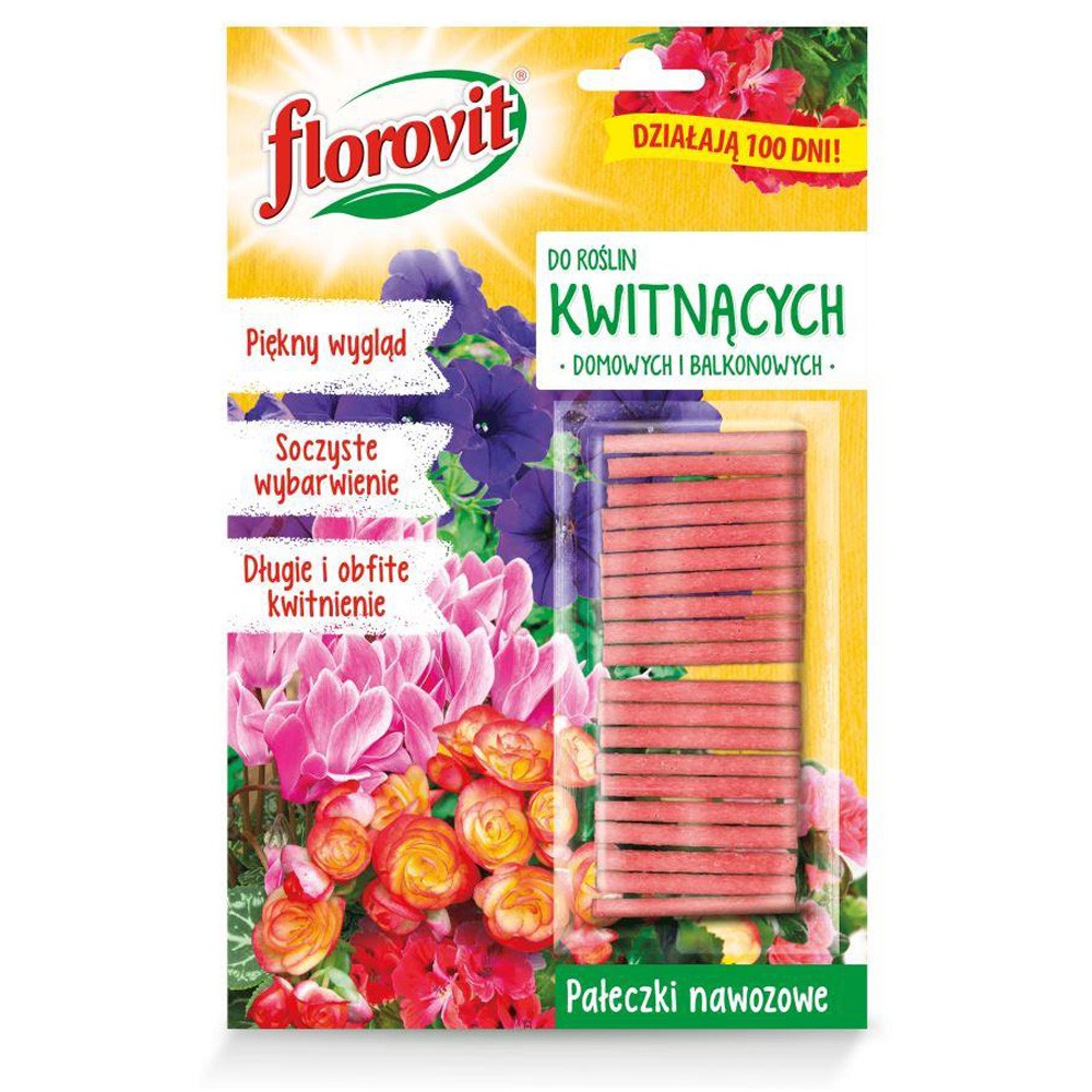 

Florovit Pałeczki nawóz rośliny doniczkowe Kwiaty